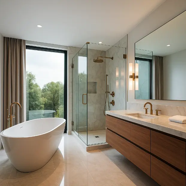 Custom tile work and heated flooring installation