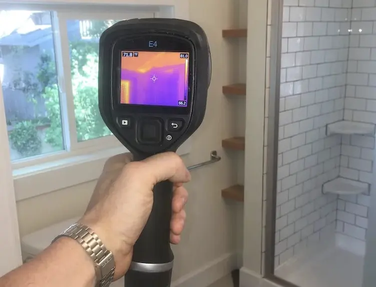 Thermal camera inspection process